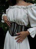 Ukraine red corset belt, custom plus size underbust corset, renaissance corset, Victorian corset top