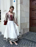 Ukraine corset top, corset with long sleeves, ukrainian custom made corset top, etno corset top, Victorian corset