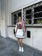 Ukraine corset top, corset with long sleeves, ukrainian custom made corset top, etno corset top, Victorian corset