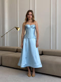 Long skirt, satin maxi skirt , A-line girls skirt, prom outlook, wedding outlook, bridesmaid