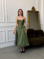 Long skirt, satin maxi skirt , A-line girls skirt, prom outlook, wedding outlook, bridesmaid