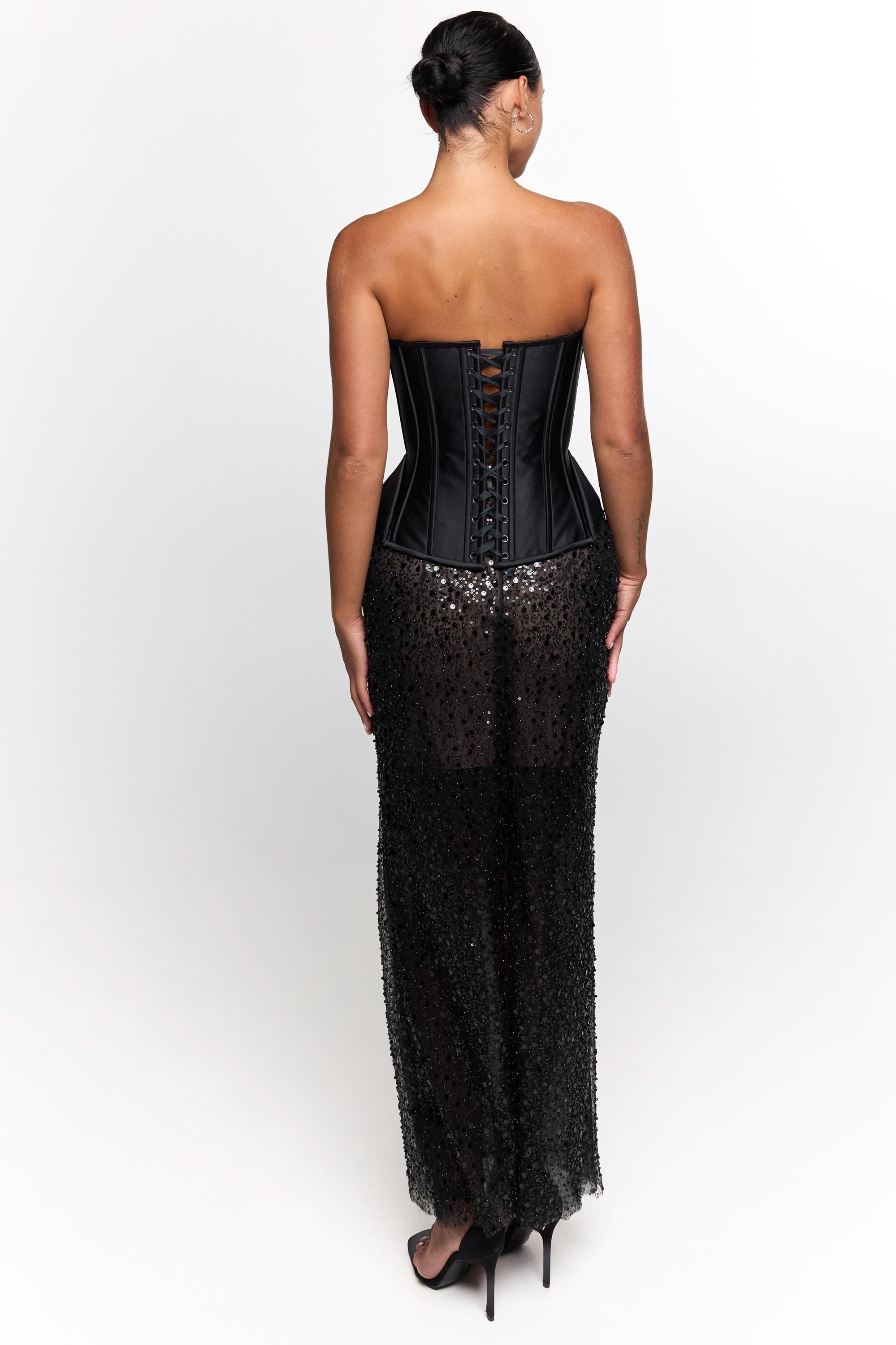 Corset top & long skirt set, beautiful Bachelorette Wedding guest dress, Prom dress, and festival outfits!
