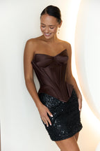 Corset top & long skirt set, beautiful Bachelorette Wedding guest dress, Prom dress, and festival outfits!