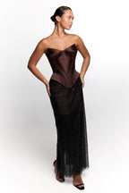 Corset top & mini skirt set, beautiful Bachelorette Wedding guest dress, Prom dress, and festival outfits!