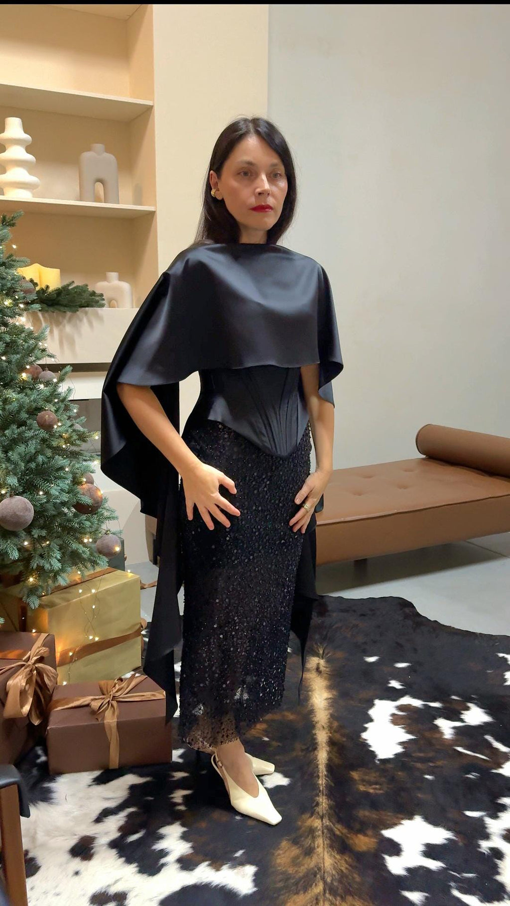 Cape, evening wrap, elegant shawl for your festival outfits, Prom dress