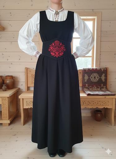 Black reverse corset, custom renaissance corset, Victorian corset top, plus size underbust corset belt with embroidery