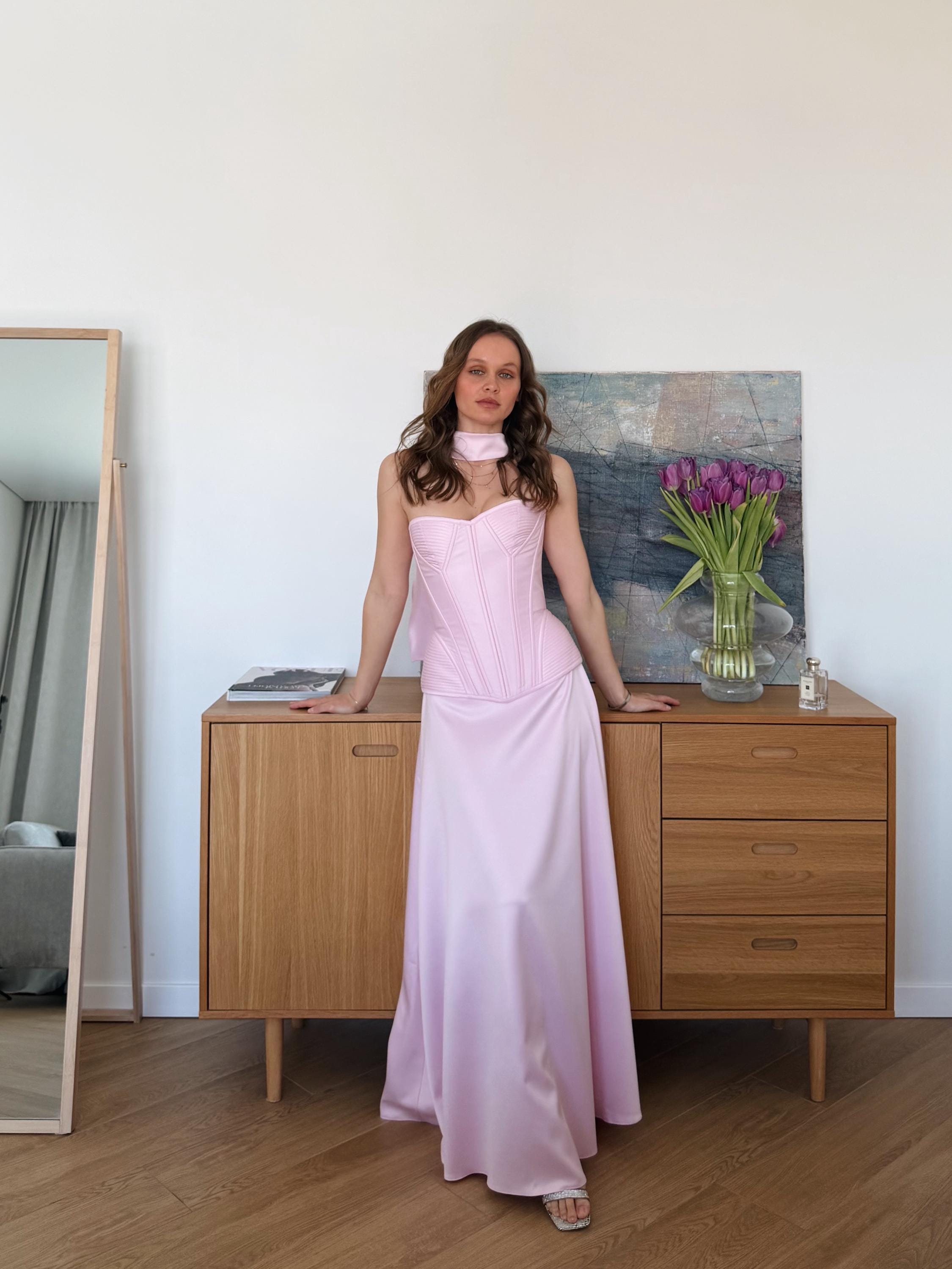 Prom dress 2026, custom prom dress vintage, Bachelorette dress, Prom dress pink