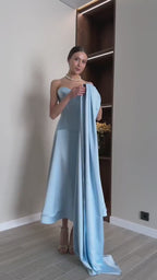 Corset Top and midi Skirt Set with shawl, ideal for Bridesmaids, Wedding Guests, and Bachelorette Parties, overbust corset top